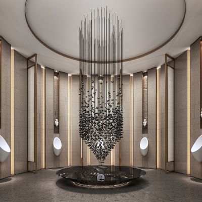 现代公共卫生间