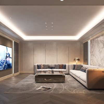 现代家居影音室