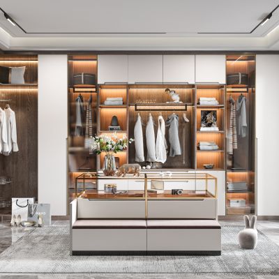 现代衣帽间