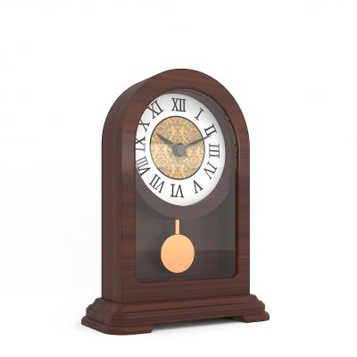 红木复古座钟