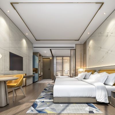 现代酒店客房
