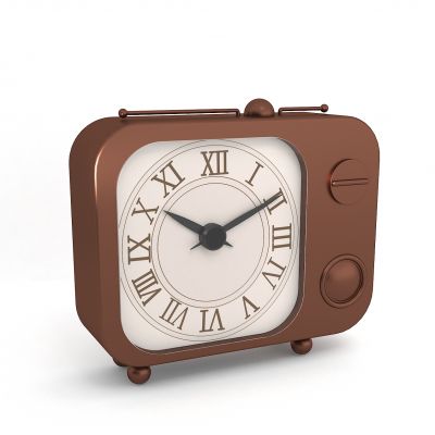 方形复古座钟