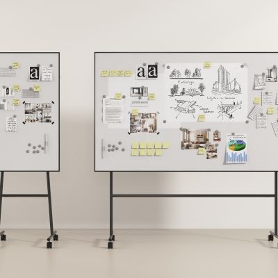 现代移动看板 办公白板