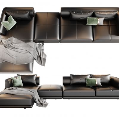 Minotti现代多人沙发