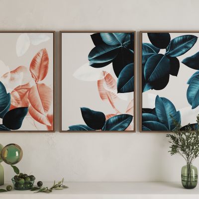 现代植物艺术装饰画