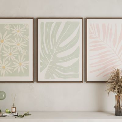 现代植物艺术装饰画