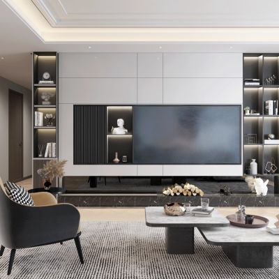 无主灯客餐厅设计