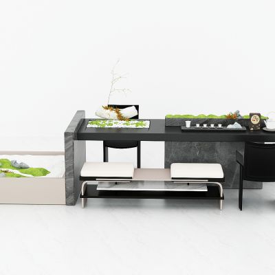 现代阳台茶桌，茶几，茶海，室外休闲茶桌，会客茶桌，景观茶桌，景观台