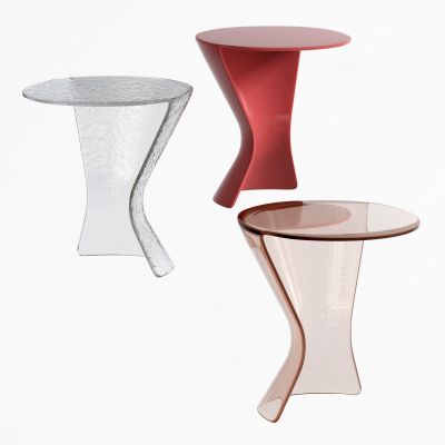 现代亚克力圆几边几