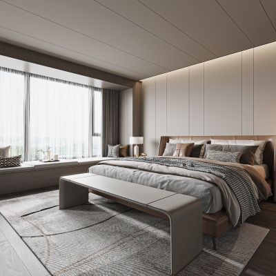 现代卧室