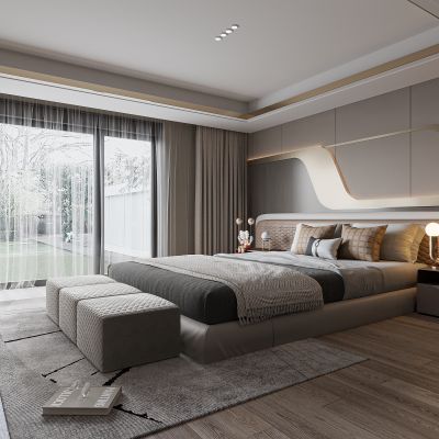现代卧室