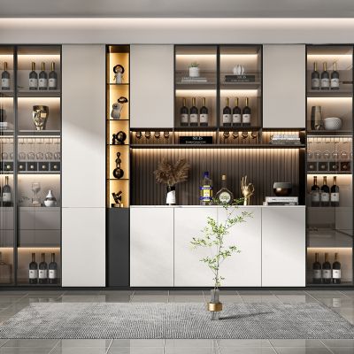 现代多功能酒柜