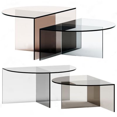 Botero现代亚克力子母茶几