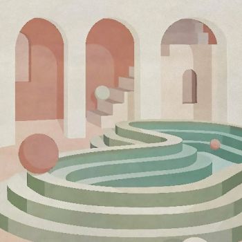 图案,莫兰迪几何建筑装饰