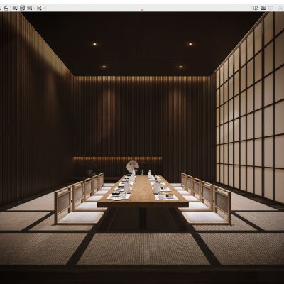 日式日料店包间