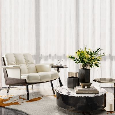 minotti 现代沙发茶几组合