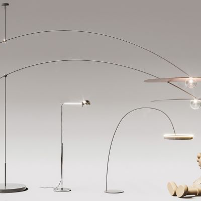 现代轻奢落地灯