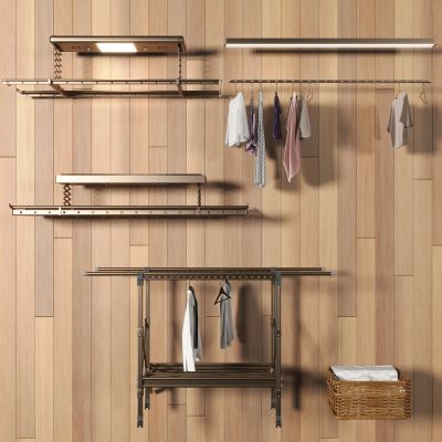 现代电动隐形式晾衣架落地晾衣架