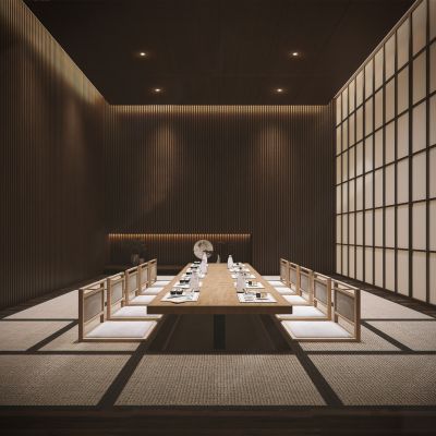 日式日料店包间