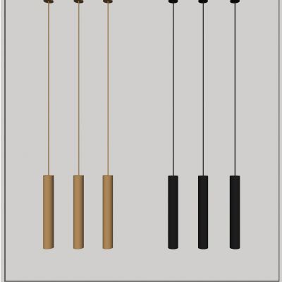 现代极简金属吊灯