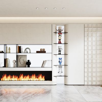 现代装饰柜  背景墙  造型墙