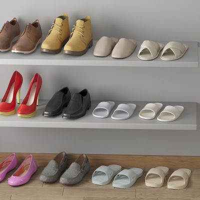 现代拖鞋高跟鞋皮鞋高帮运动鞋