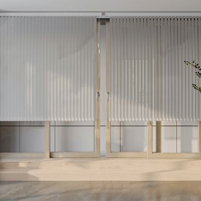 现代百叶窗帘