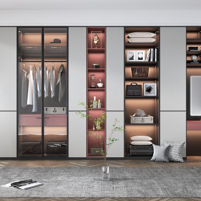现代家居衣柜组合