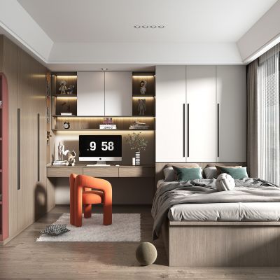 现代榻榻米卧室