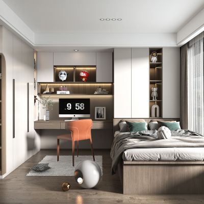 现代榻榻米卧室