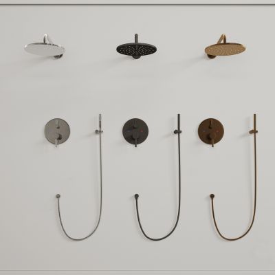 现代嵌入式淋浴水龙头