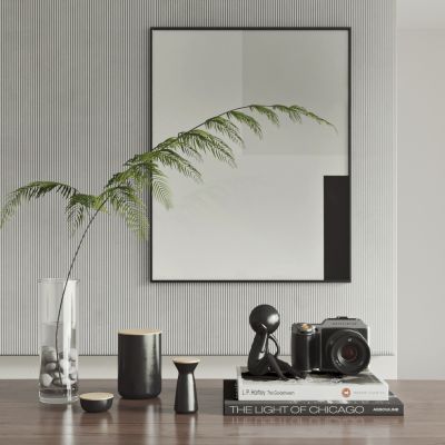 现代书籍花瓶饰品摆件