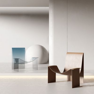 Minotti 现代皮革休闲椅子