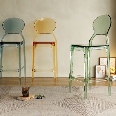 现代亚克力透明吧台椅