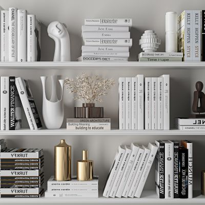 现代书籍雕塑摆件