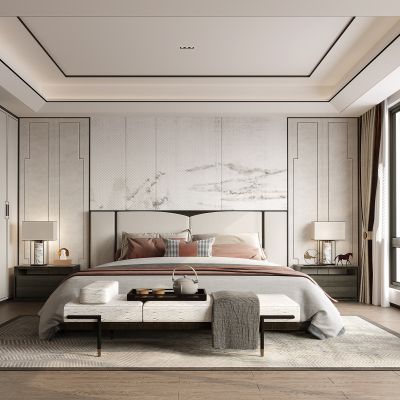 现代风格卧室
