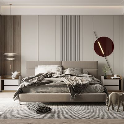 现代风格卧室