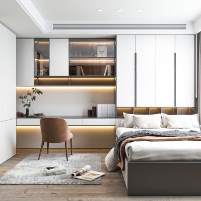 现代榻榻米卧室