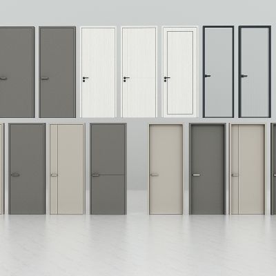 现代室内门，单开门，极简房门，卧室门，书房门，卫生间门，厨房长虹玻璃门