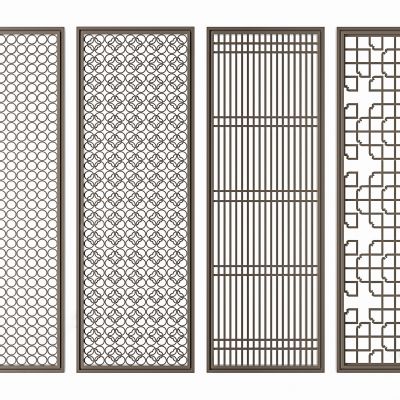新中式隔断屏风