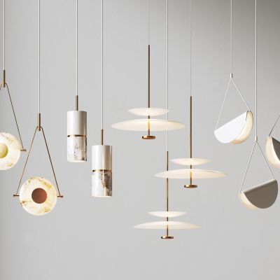 现代轻奢大理石吊灯