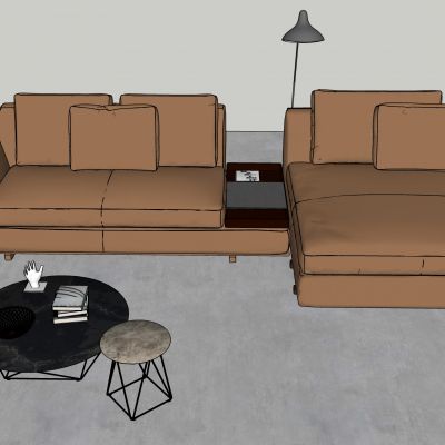 现代沙发组合