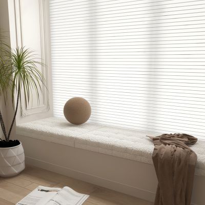 现代飘窗_坐垫_百叶帘