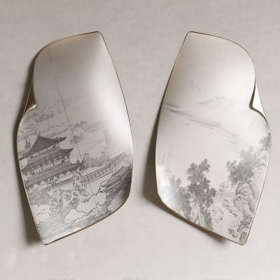 新中式山水装饰画