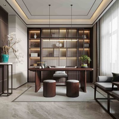新中式书房