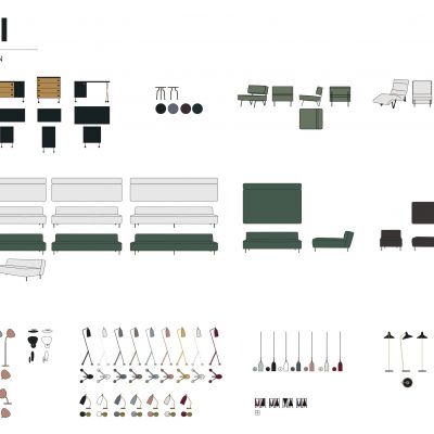 丹麦GUBI高端家具品牌CAD图库