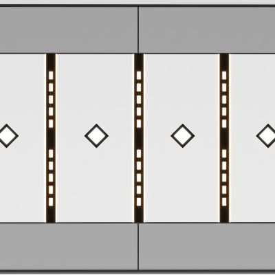 现代蜂窝大板吊顶