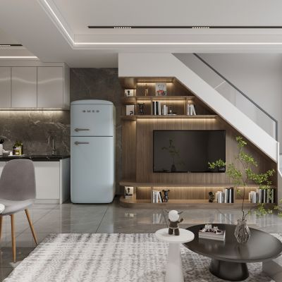 现代loft公寓，单身公寓