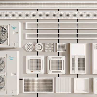 现代空调出风口