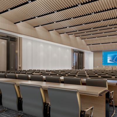现代多功能厅会议室